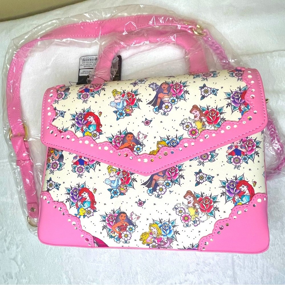 Disney x Loungefly Princess Tattoo Crossbody